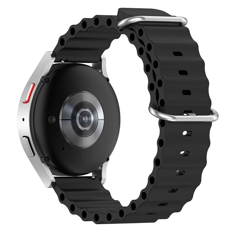 Correa Silicona Ocean para XIAOMI WATCH S3 - Negro