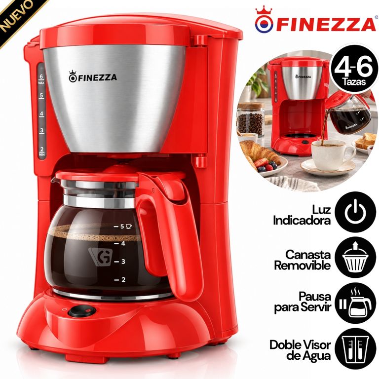 Cafetera Electrica 4-6 Tazas CK-674F