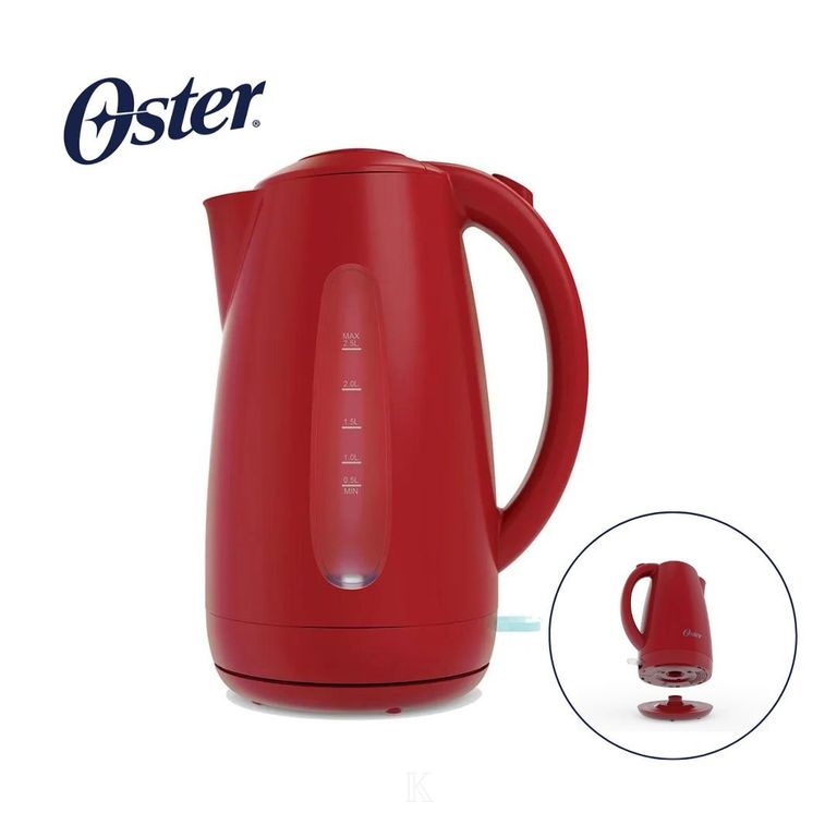 Hervidor Eléctrico Oster® de 2.5 Lts Rojo
