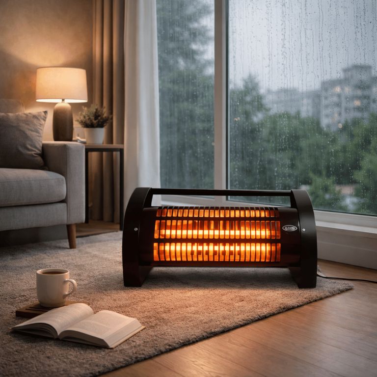 Calefactor Eléctrico hasta 1200w de Potencia Mesa y Piso Cuarzo12