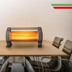 ALFANO - Estufa de cuarzo mesa y piso 1200 w