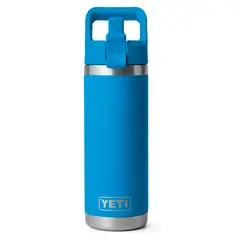 YETI - Botella de 18 oz (532 ml) / Tapa pico con sorbete color Big wave blue