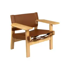 NIHM - Butaca de Madera Padel Marrón