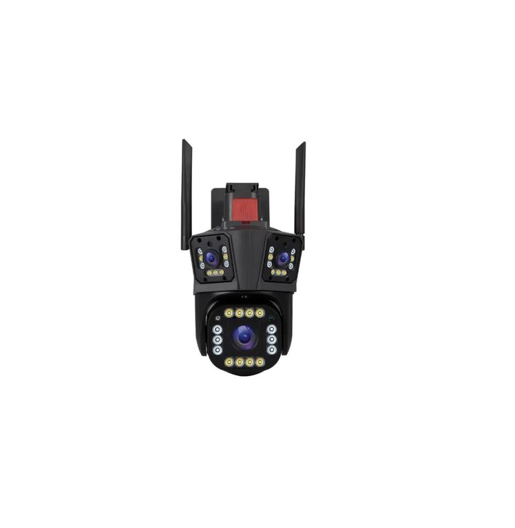 Cámara De Seguridad IP con Triple Lente Intercomunicador WQ839