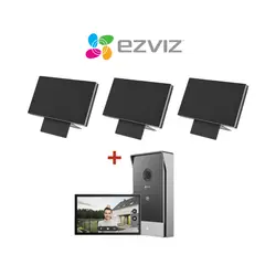 EZVIZ - Videoportero doméstico HP72K + 3 Unid Monitor Táctil SD7 -
