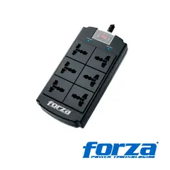 FORZA - SUPRESOR DE PICO FSP-06MN 6 TOMAS 1250J/1800W