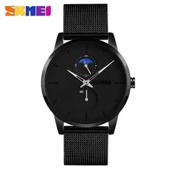 SKMEI - Reloj 9208 Fase Lunar Correa acero agujas blancas_.