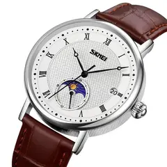 SKMEI - Reloj 9308 Correa Cuero Marron