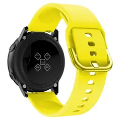 GENERICO - Correa Silicona Liso para XIAOMI WATCH S3 - Amarillo