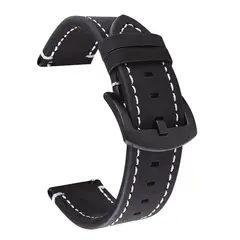 GENERICO - Correa Cuero para XIAOMI WATCH S2 - Negro