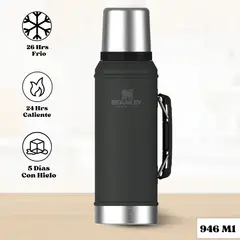 STANLEY - Termo de Bebida Classic Negro 946 Ml
