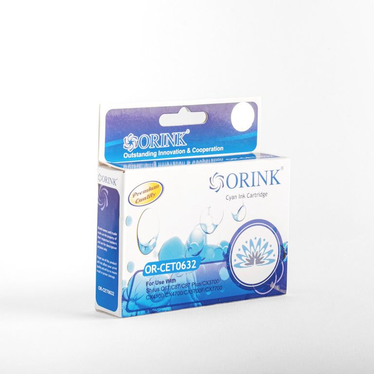 Cartucho de tinta Compatible ORINK CET 063 2 Azul Cyan