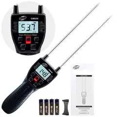 BENETECH - Medidor de Humedad de Granos con Sonda de 90cm - GM650C