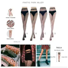 GENERICO - PACK 4 PANTYS MULTIUSO MEDIAS DE COCO MODE