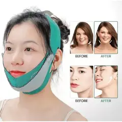 OEM - Faja Vendaje Verde Adelgazante Reductor de Papada FACE LIFT UP BELT