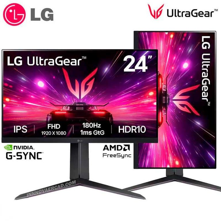 Monitor UltraGear 24GS65F-B 24 IPS FHD 180Hz 1ms G-Sync