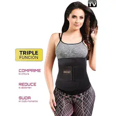 GENERICO - Faja Reductora Power Belt Triple Función Neotex