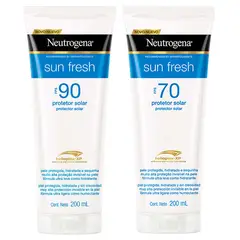 NEUTROGENA - Pack Sun Fresh Crema Fps 90 + Protector Fps 70