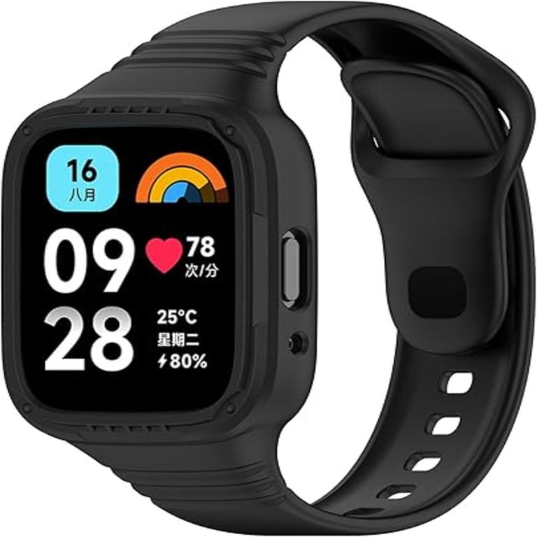 Correa de Silicona para Redmi Watch 3 Active - Negro