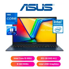 ASUS - LAPTOP 15 FHD INTEL CORE i3-100U 8GB RAM 512GB SSD - NOTEBOOK