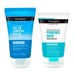 NEUTROGENA - Duo Deep Clean Gel + Exfoliante Purified Skin