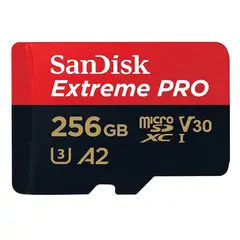 SANDISK - Memoria MICRO SD EXTREME PRO 256GB de 200mbs