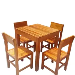 GENERICO - Mesa comedor 4 Sillas Paradise Tornillo Restaurante Comedor Terraza