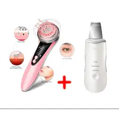 GENERICO - Pack masajeador facial ems y limpiador facial