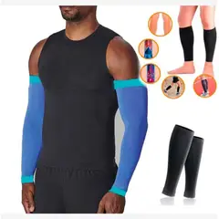 GENERICO - Mangas de compresión para piernas o brazos