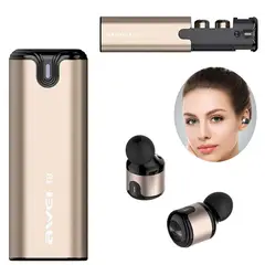 AWEI - Audífonos T8 Tws Bluetooth Inhalambricos iPhone Android - gold