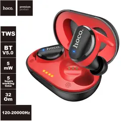 HOCO - Audífonos ES41 TWS Bluetooth 5.0 480mAh rango 10 metros Negro