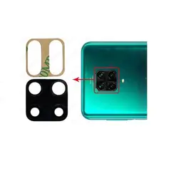 GENERICO - Repuesto lente Vidrio de cámara Xiaomi Redmi Note 9 Pro