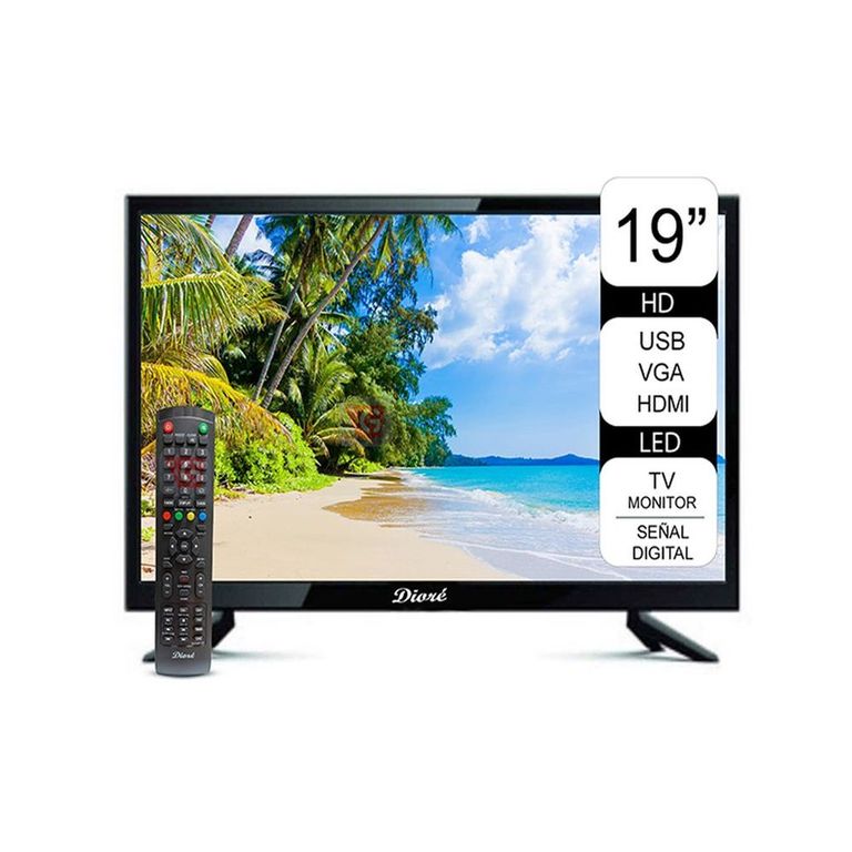 Televisor Dioré DS19D LED Monitor 19 pulgadas Digital HD