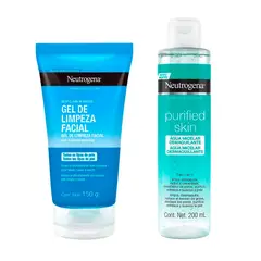 NEUTROGENA - Duo Limpiador Deep Clean Gel + Agua Micelar