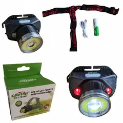 CAFINI - Linterna frontal recargable Luz led fuerte CN-L7644C