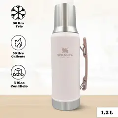 STANLEY - Termo de Bebida Mate System Rosa Quartz 1.2 L