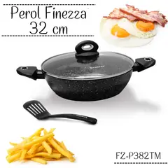Perol Ultragranito 32 cm - FZ-P382TM / Negro