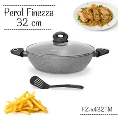 Perol Ultragranito 32 cm - FZ-X432TM / Plomo