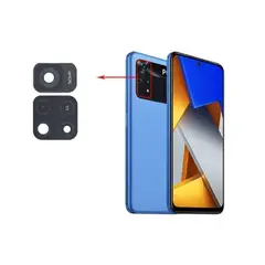 GENERICO - Repuesto lente Vidrio de cámara Pocophone M4 Pro 5G