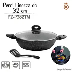 FINEZZA - Perol Ultragranito 32 cm - FZ-P382TM / Negro