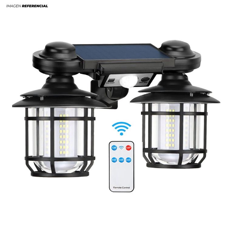 Lampara Solar Exterior Led 2 en 1