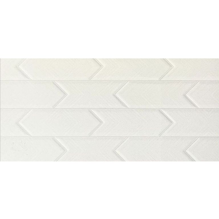 Flecha blanco 30x60cm 1.62 m2- Mayólica