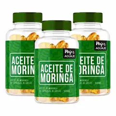 MUJER AGUAJE - Moringa 500 mg Cápsulas blandas Pack x 3