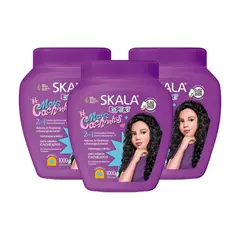 Skala - CREMA TRATAMIENTO CAPILAR MAIS CACHINHOS EXPERT 1000G 3 UNID