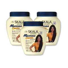 SKALA - CREMA TRATAMIENTO MAYONESA CAPILAR NUTRITIVA 1000G - 3 UNID