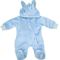 GENERICO - Enterizo acolchado Conejo Celeste