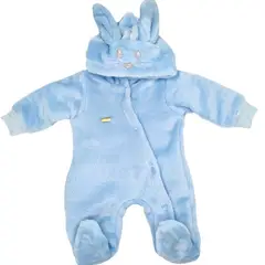 GENERICO - Enterizo acolchado Conejo Celeste