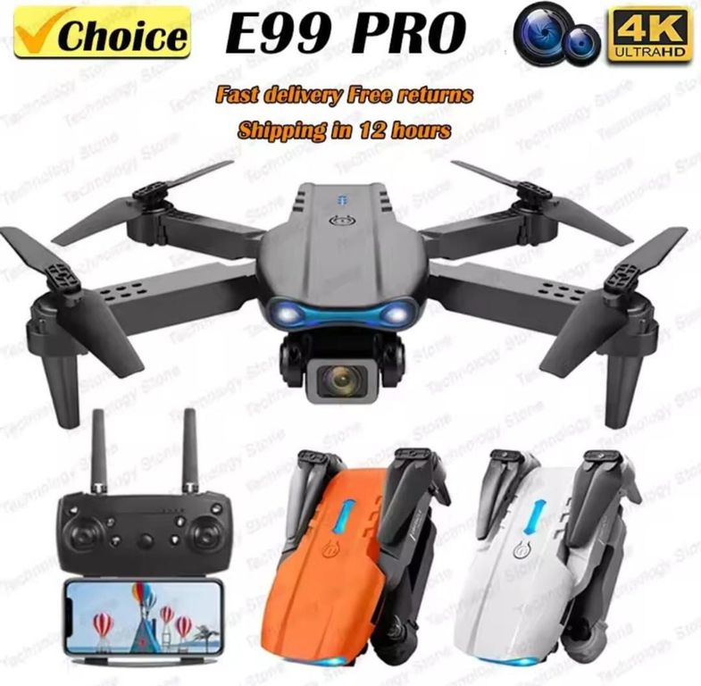 MINI DRON DUAL CAMARA HD E99 PRO