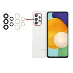 GENERICO - Repuesto lente Vidrio de cámara Samsung A52