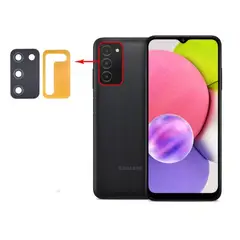 GENERICO - Repuesto lente Vidrio de cámara Samsung A03S